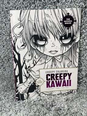 Adult Creepy Coloring Book The Gothika Series Zombie Horror Kawaii Mythic New